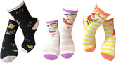 Mary Blair Kids' Girls Christmas Cotton 3-Pair Crew Socks